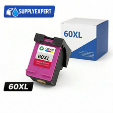 1PK Compatible 60XL Color Ink Cartridge for HP DeskJet D1660 D2500