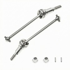 Replacement Drive Shaft Pair Silver Metal CVD Shaft Set Wear Resistant