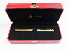 Vintage Cartier Trinity Gold Vendome Ballpoint Pen with Box