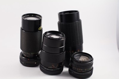Assorted Lenses for Canon FD Mount (Sold as is)