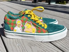 Vans Old Skool x The Simpsons Moe's Tavern Sneaker Shoes Men’s 4.5 Women’s 6