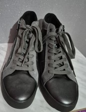 Geox Hightop Trainers With Zip Size 4