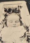 Post-Mortem Baby In Coffin Antique Tin Type Photograph — photo 7