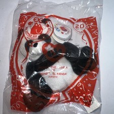Ty Teenie Beanie Baby Ming The Panda Plush McDonald's Toy Vintage Collectible