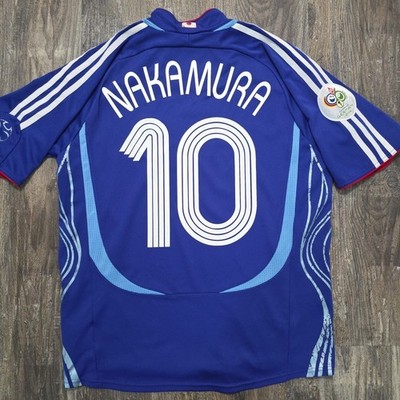 2006 Adidas Japan Home Soccer Jersey Shunsuke Nakamura Men M World