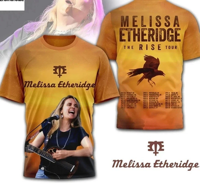 The Rise Tour Melissa Etheridge 3D T-Shirt HOT NEW VDF019 | eBay