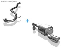  Komplettanlage ab Kat Toyota Yaris 2 TS Typ XP9 1x90mm rund eingerollt