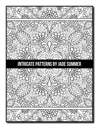 Intricate Patterns: An Adult Coloring Book with 50 Detailed Pattern Designs for - Picture 7 of 12