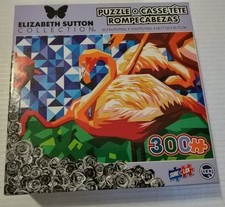 Sure Lox 300 Piece Puzzle Elizabeth Sutton Collection Flamingo. NEW 
