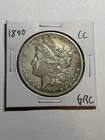 1890-CC $1 Morgan Silver Dollar XF Detail Tough Date CC