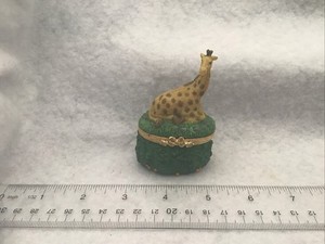 Giraffe Trinket Box, 1998, Ranger International Corp