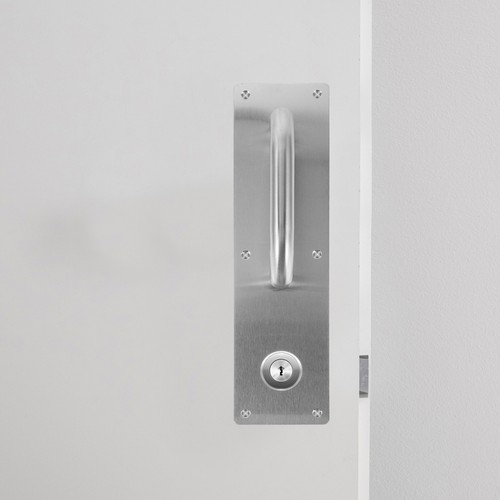  2 Pezzi Maniglia Tirante per Porta Commerciale Ferramenta in Acciaio Inox Nero - Foto 6 di 17