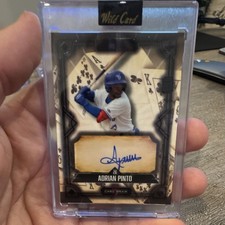 Wild Card 2024 5 Card Draw Adrian Pinto Autograph 1/1 