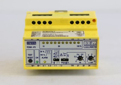 Bender RCMA470LY Differenzstrom Überwachungsgerät Residual Current Monitor