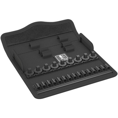 WERA 05136542001 9496 Zyklop Metal Push 1/4'' Textile box, empty 180 x 70 x 25 mm