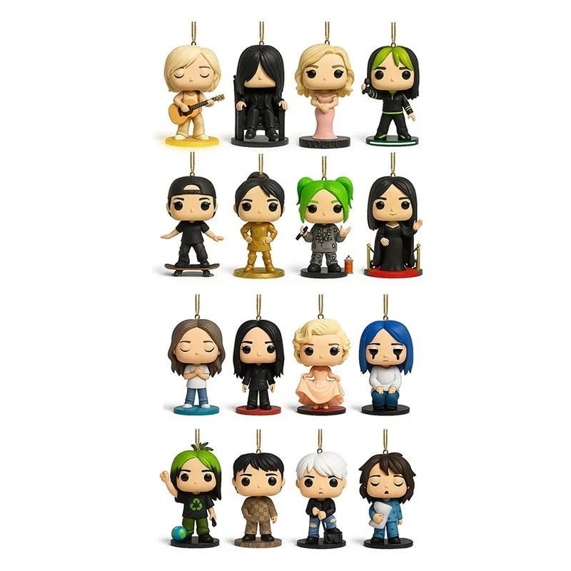 Billie Eilish 2D Acrylic Advent Calendar Christmas Countdown Blind Box Home Decor