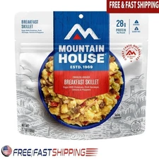 Freeze-Dried Breakfast Skillet Camping Food Gluten-Free Quick Prep 2 Servings US