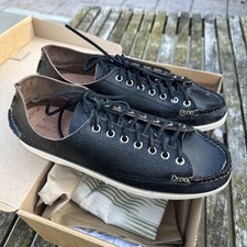 Yuketen Men's Shoes Size UK 9 Sneaker/Moccasin Black Leather New Unworn with Box