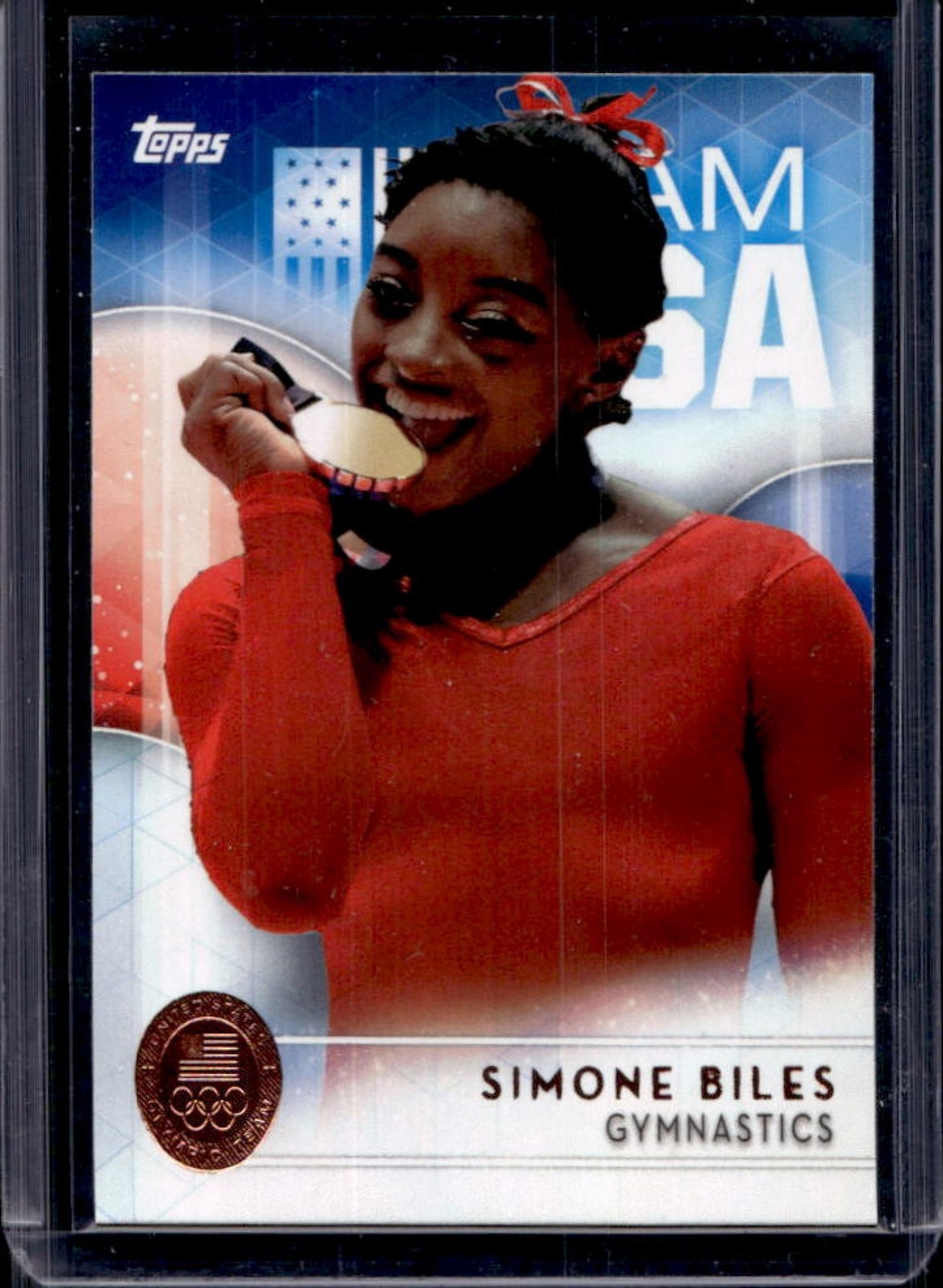 2016 Topps U.S. Olympic & Paralympic Team Hopefuls Simone Biles Bronze #38 USA