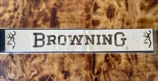 Browning Windshield Decal Vinyl 4 In X 31 In. Camo.