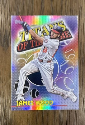 2026 Topps Series 1 - Titans of the Game James Wood #TOG-15