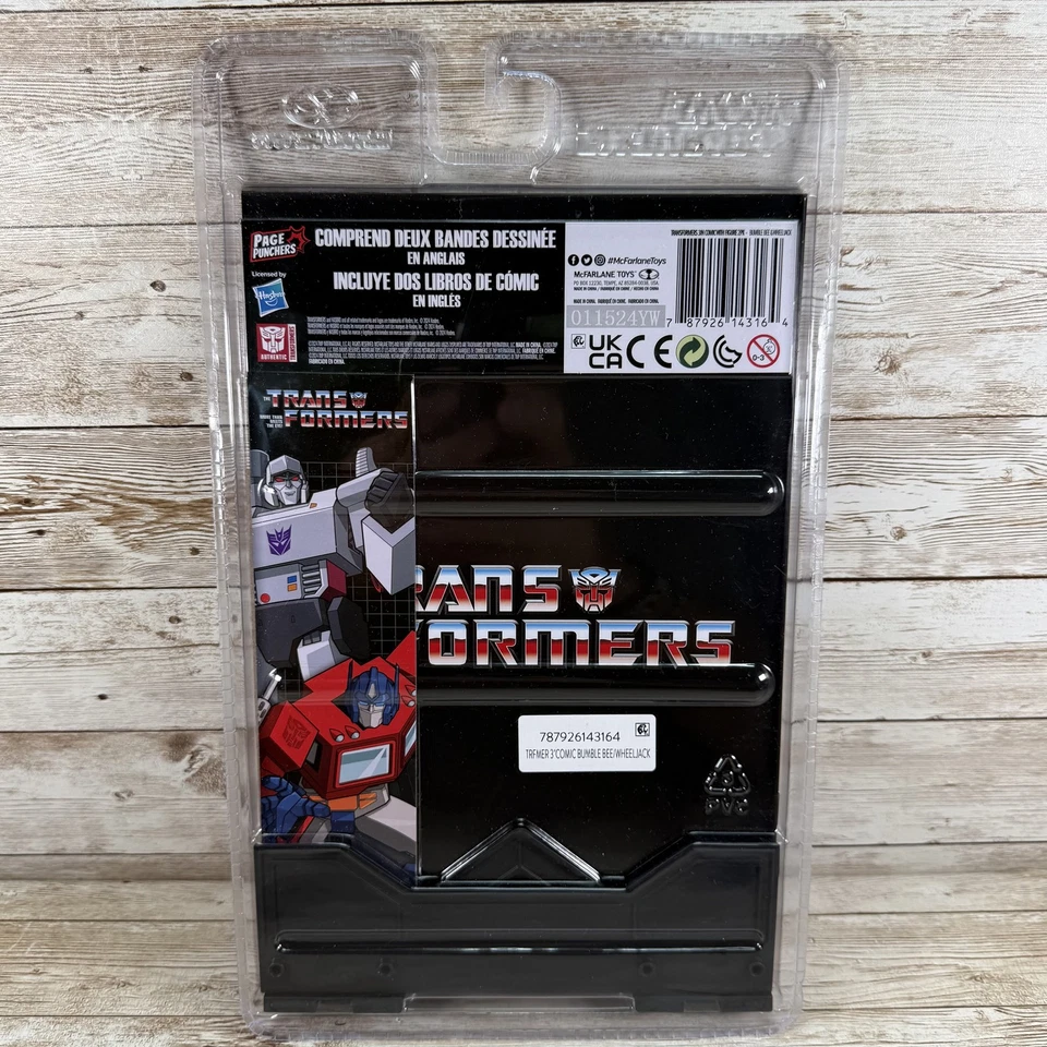 Juego de figuras de acción Transformers Bumblebee Wheeljack cómics McFarlane Toys N Foto 2 de 4