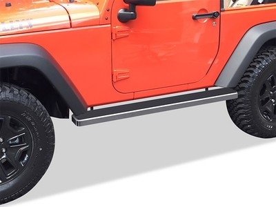 APS Running Boards 6 inches Fit 07-18 Jeep Wrangler JK 2Dr