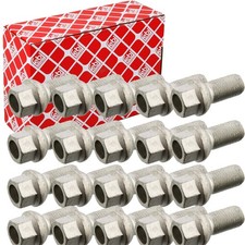 20x FEBI RADSCHRAUBEN SATZ Länge: 45mm KUGELBUND A/G FÜR STAHLFELGEN