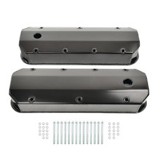 Fabricated Black Aluminum Valve Covers For Big Block Chevy Bbc 396 454 427