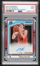 2024 Donruss Rated Rookie Signatures Choice Matas Buzelis PSA 9 MINT Auto 19b1