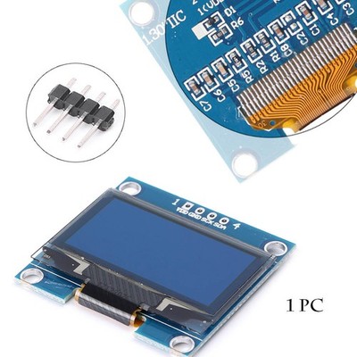 1,3'' Weiß OLED LCD 4PIN Display Modul IIC I2C Schnittstelle 128x64 für   d