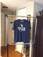 Tampa Bay Rays 2022 Post Season Blue Polyester Activewear Shirt Adult XL Nike
