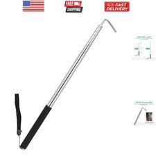 RV Awning Rod Opener Easy Telescopic Puller 13-3/4" to 44-3/4" Stainless Ste...
