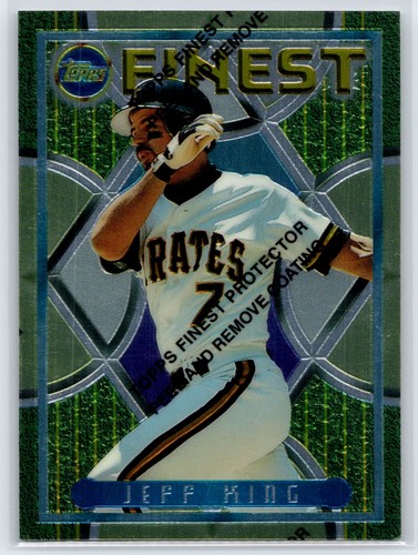 1995 Topps Finest Jeff King #133 card