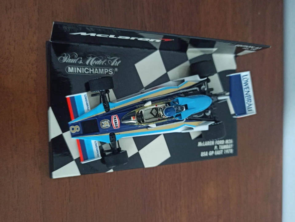 Modellino F1 Minichamps 1/43 McLaren Ford M26 USA Gp East 1978 #8 P. Tambay - Immagine 4 di 4