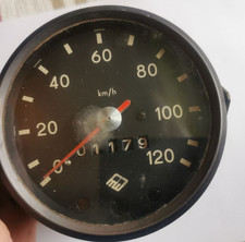 Tacho Tachometer Trabant 601 DDR 120km/h schwarz gebraucht guter Zustand
