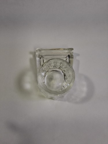 Calamaio vintage cristallo immersione Taiwan metà secolo vetro scrivania inchiostro pozzo - Foto 2 di 4