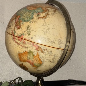 Replogle World Classic Series 12in Tabletop Globe Rotating Semi-Meridian