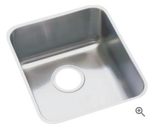 Elkay ELUH1316 16" Undermount 16x18.5x7.875" Stainless Steel Qty-1 Made In USA