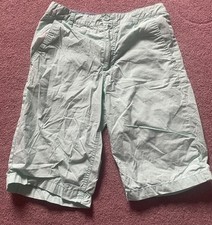 Old Navy Boys Chino Shorts Light Green, Size 16 Regular / Standard, Pre-Owned
