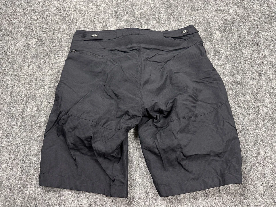 Pantalones Cortos Fox Racing Mujer Pequeños 30 Negros Acolchados Ajustables Ripstop 10" Motociclista Moto Foto 4 de 4