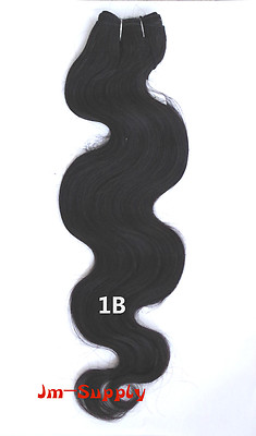 100%  Echthaar Haartresse Top Qualität 50cm Body Wave  Haarverlängerung 
