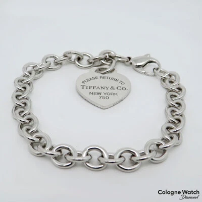 Tiffany & Co. Return to Tiffany Armband mit Brillant Besatz in 750/18K Weißgold - Bild 1 von 4