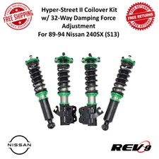 REV9 Hyper-Street II Coilover Kit w/ 32-Way Damping For 89-94 Nissan 240SX (S13)