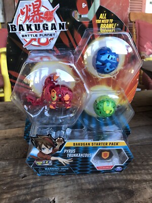 Spin Master Bakugan Battle Planet Starter Pack Pyrus Trunkanious