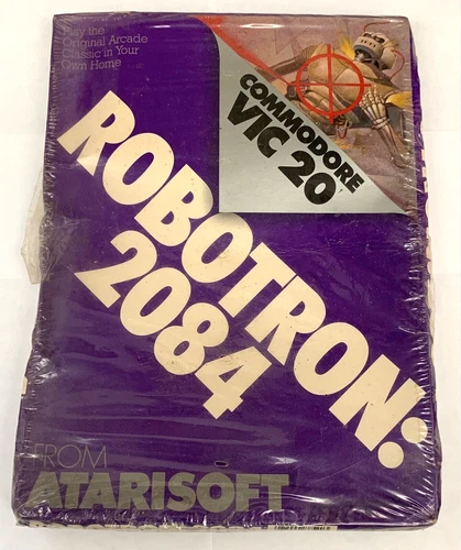 Brand New ROBOTRON 2084 Commodore VIC 20 Video Game ATARI Shrink Wrapped NOS NIP