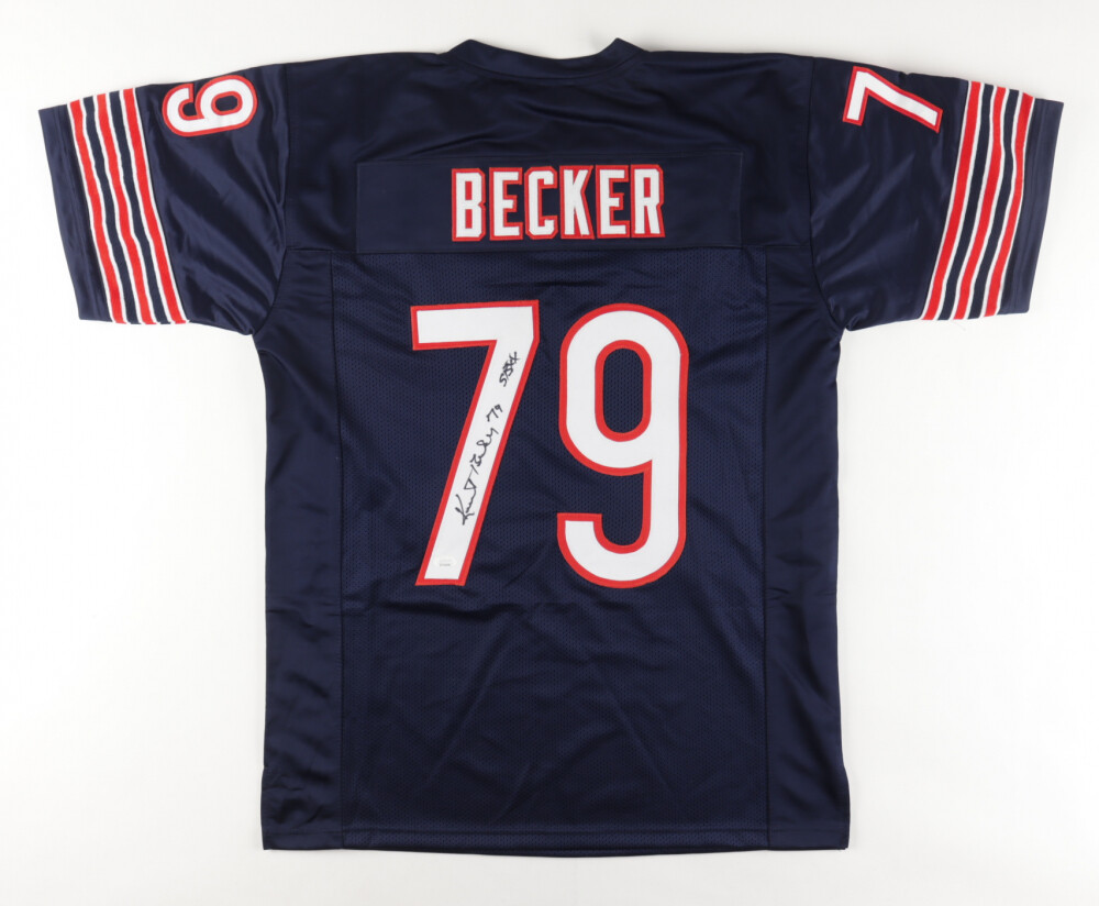 Kurt Becker Signed Chicago Bears Jersey (JSA COA) Super Bowl XX