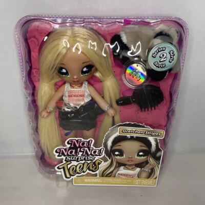 Na! Na! Na! Surprise Teens Gretchen Stripes 11'' Soft Doll SERIES 2 Raccoon 2021