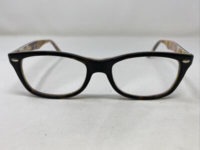 Ray-Ban RB5228 5409 Eyeglasses Frames 50-17-140 Multicolor‎ Tortoise Demo Lens Ray-Ban RB 5228 5409 50-17-140 Tortoise Full Rim Plastic  main image 2