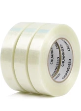 3Pk Mono Filament Strapping Tape 6.2mil x 1” x 60yds Commodity Grade Heavy Duty